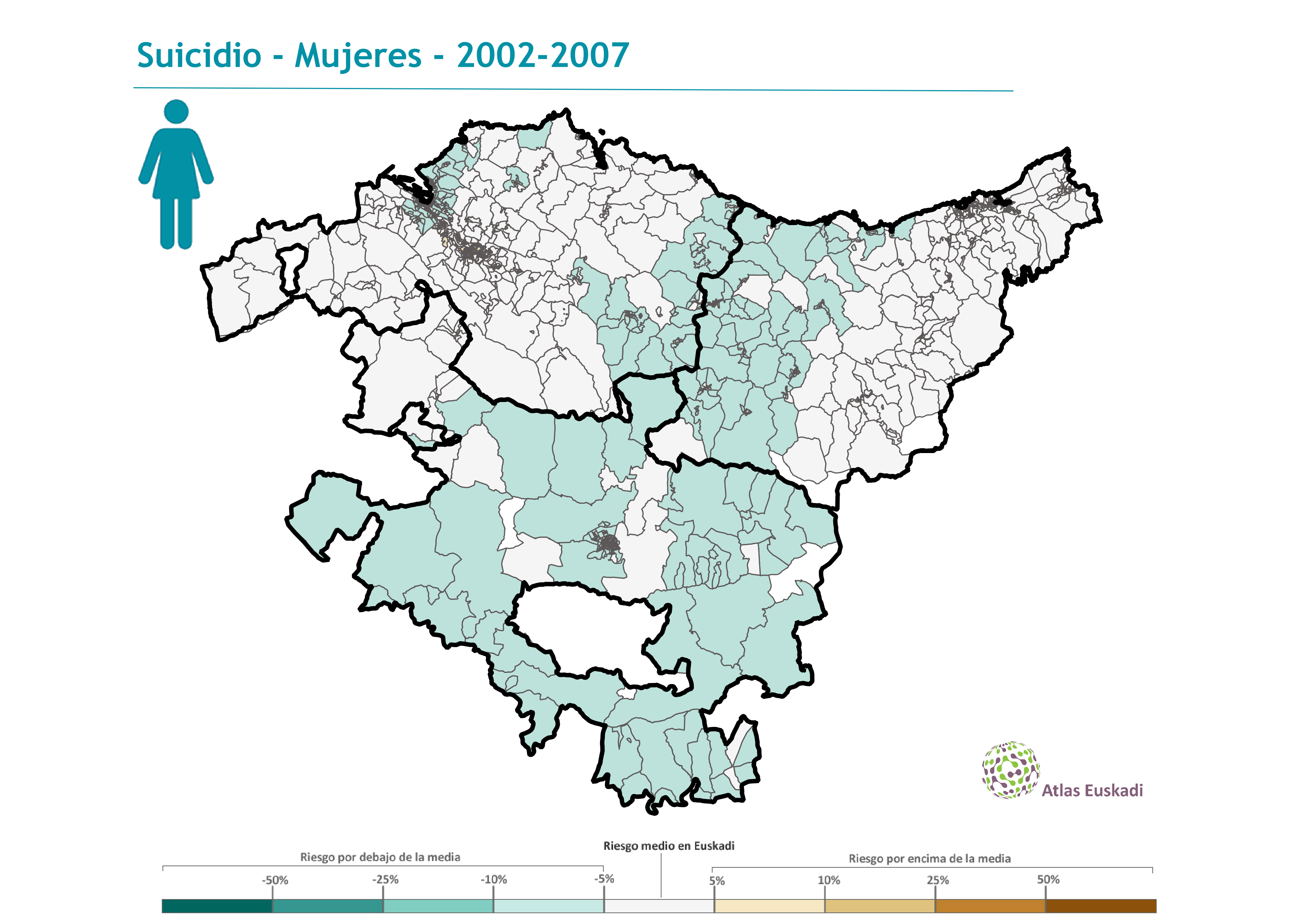 Suicidio mujeres  2002-2007 Euskadi